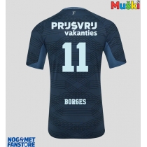 Feyenoord Goncalo Borges #11 Gostujuci Dres 2025-26 Kratak Rukav